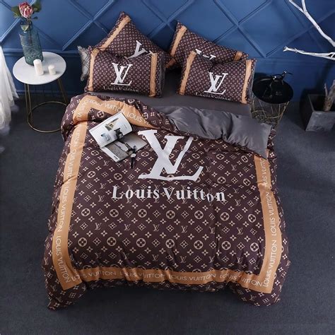 Louis Vuitton queen bed set